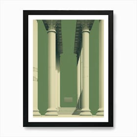 Library Of Celsus Illustration 4 Art Print