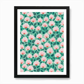 Hoya Hearts - Mint Art Print