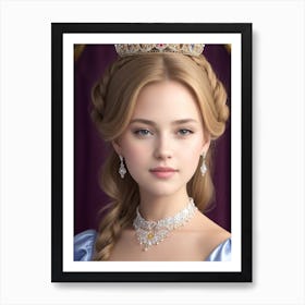 Young lady Art Print