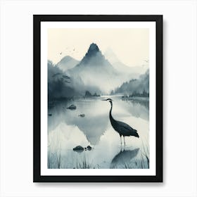 Heron Art Print