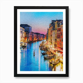 Venice S Grand Canal Art Print