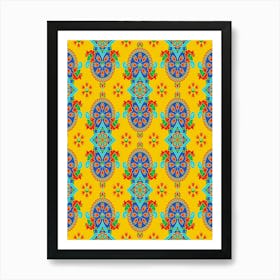 Islamic Pattern - Iznik — Turkish pattern Art Print