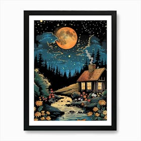 Night In The Woods Art Print