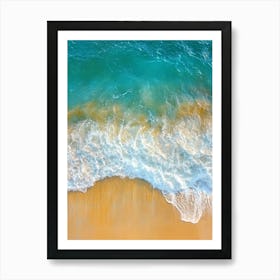 Aerial View Of The Beach 6 Art Print