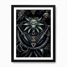 The Witcher 12 Art Print