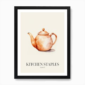 Kitchen Staples Teapot 2 Affiche