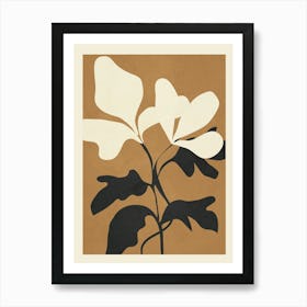 Abstract Modern Flowers 1 Art Print