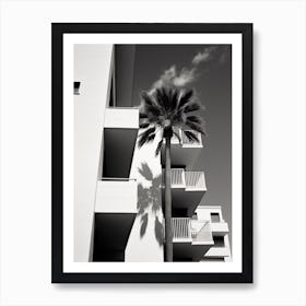 Alicante, Spain, Black And White Old Photo 1 Art Print