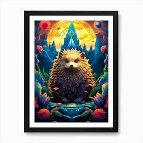 Hedgehog Art Print