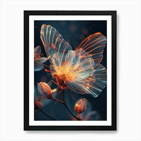 Butterfly Hd Wallpaper 1 Art Print