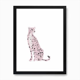 Pink Leo Art Print