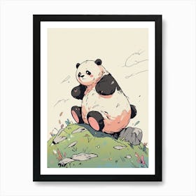 Panda Bear 3 Art Print