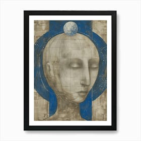 'The Moon' 4 Art Print