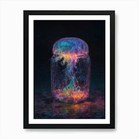 Jar Of Jellyfish Art Print