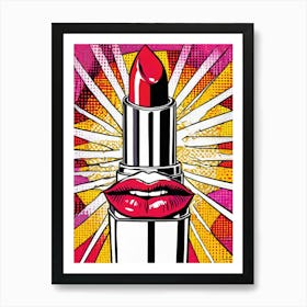 Pop - Lipstick Art Print