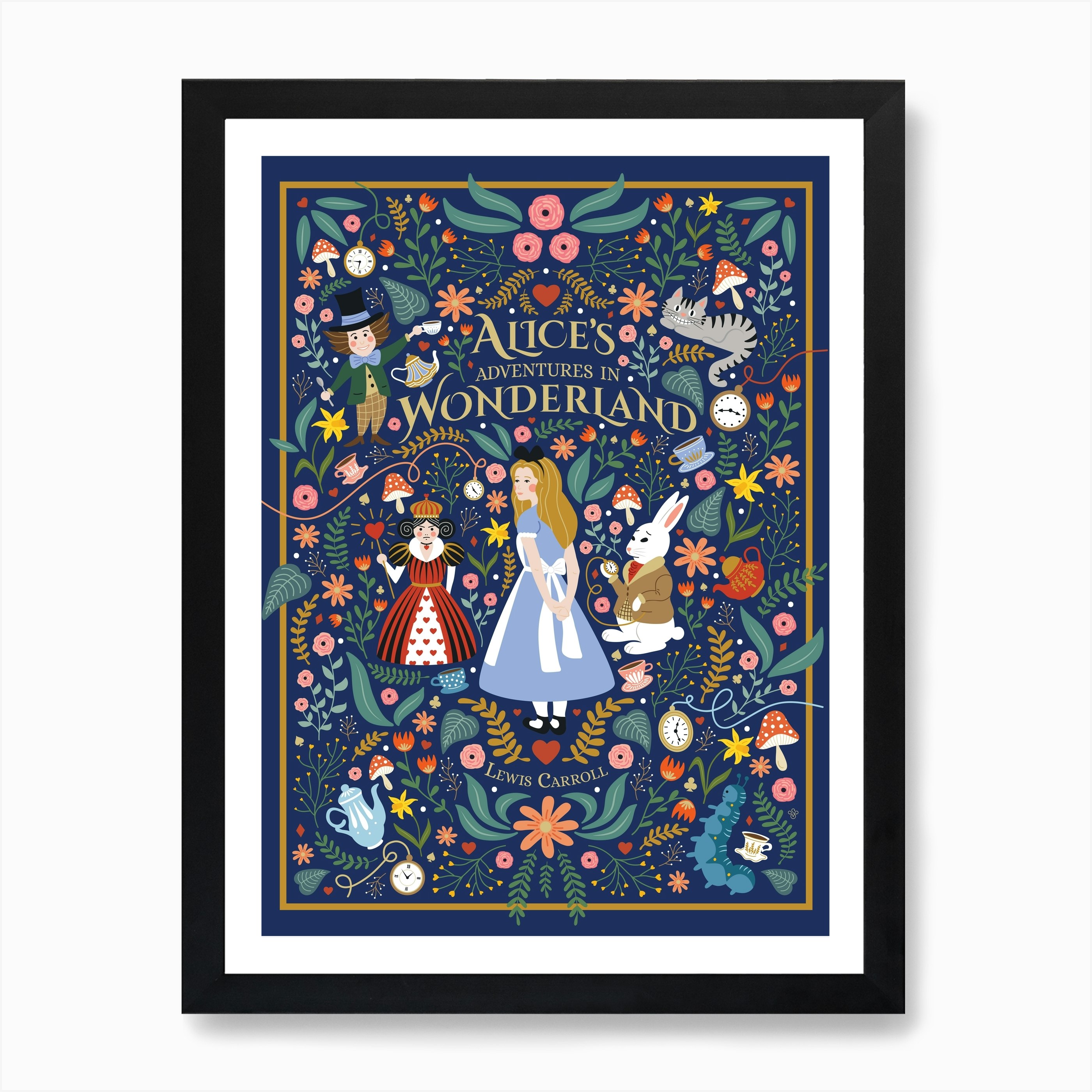 Alice In Wonderland Art Print By Vesna Skornsek Fy