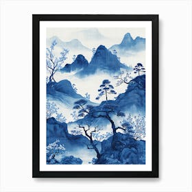 Fantastic Chinese Landscape 17 Art Print