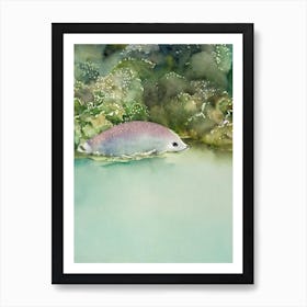 Sea Sheep Storybook Watercolour Art Print