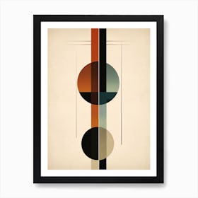 Abstract Oasis; Boho Mid Century Mirage Art Print