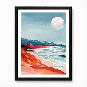 Beach Canvas Print Art Print