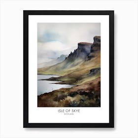 Isle Of Skye 7 Watercolour Travel Poster Art Print