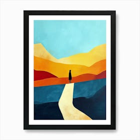 Road To Nowhere, Minimalism Art Print