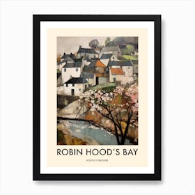 Robin Hood S Bay (North Yorkshire) Painting 1 Travel Poster Art Print