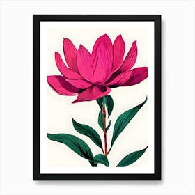 Pink Flower 4 Art Print