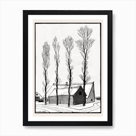 Winter, Julie De Graag Art Print