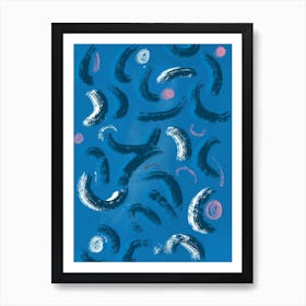 Abstracto Waves Art Print