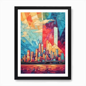 New York City Skyline 1 Art Print