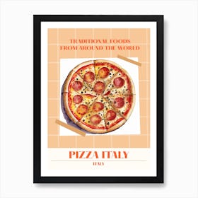 Pizza Italy 2 Foods Of The World Art Print