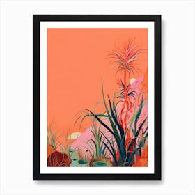 Boho Plant Painting Air Plant 1 Art Print