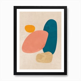 Abstract Shapes Geometric Art Print