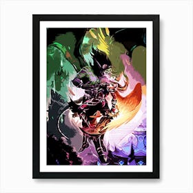 world of war craft Art Print