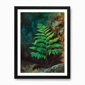 Pteris Fern Painting 3png Art Print