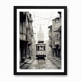 Istanbul, Turkey, Photography In Black And White 8 Art Print