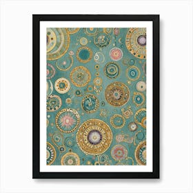 Jewellery Swirls Art Print