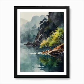 Landscape Painting 215 Art Print