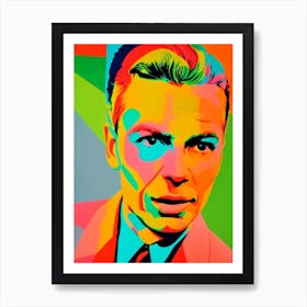 Frank Sinatra Colourful Pop Movies Art Movies Art Print