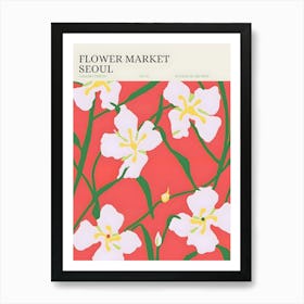 Flower Market Seoul Art Print