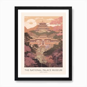 The National Palace Museum Taipei Taiwan Travel Poster Art Print