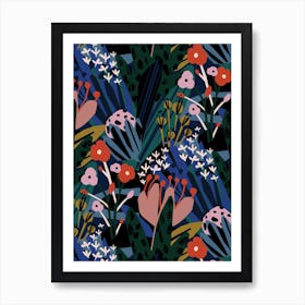 Vibrant Bouquet Art Print