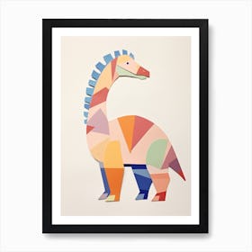 Nursery Dinosaur Art Parasaurolophus 3 Art Print