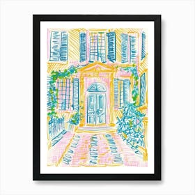 Doors And Gates Collection Chateau Versoix, Switzerland 3 Art Print