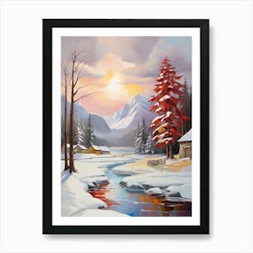 Winter Scene 1 Art Print