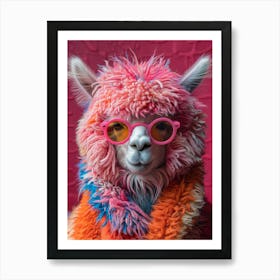 Llama Art Print