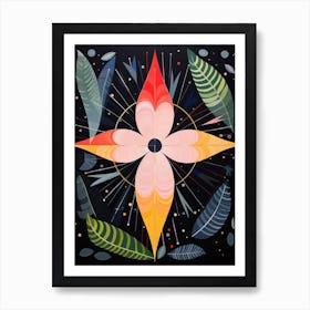 Bird Of Paradise 1 Hilma Af Klint Inspired Flower Illustration Art Print