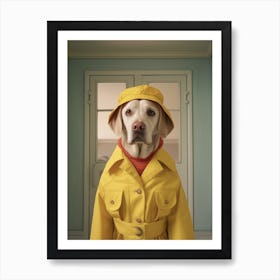 A Dog Labrador Retriever 8 Art Print