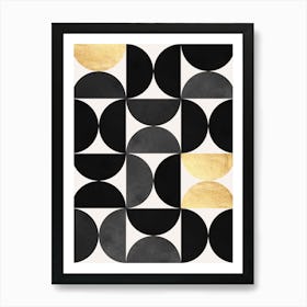 harmonious geometry of triangles 2 Art Print